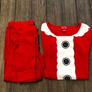Santa PJs size XS